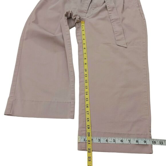Abercrombie & Fitch Trousers Womens 27 Pale Rose High Rise Wide Leg Belted - Picture 9 of 11